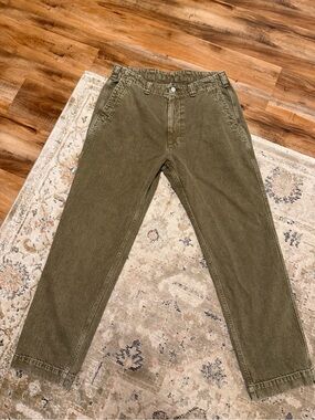 Abercrombie & Fitch Olive Green Chinos